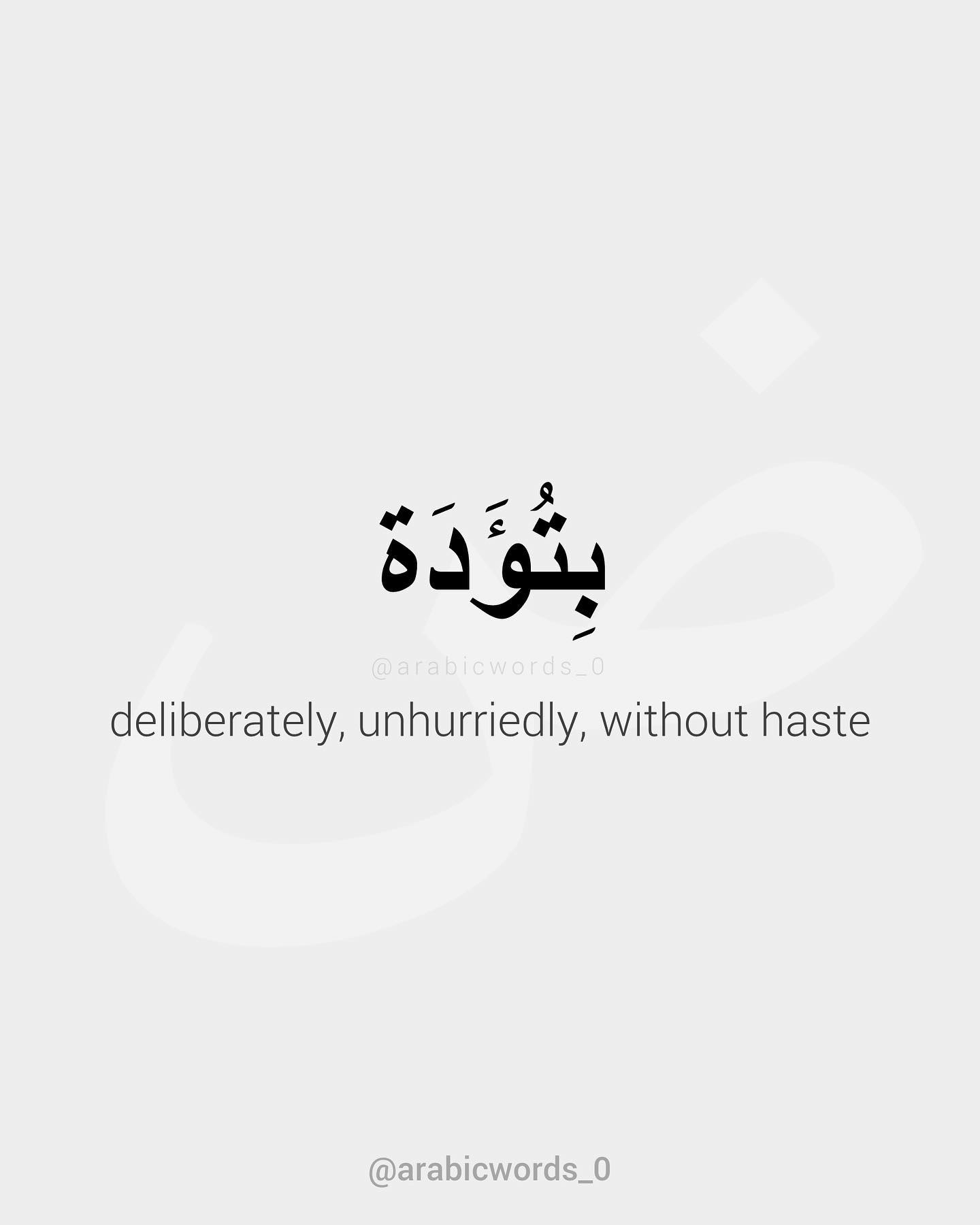 deliberately, unhurriedly, without haste
