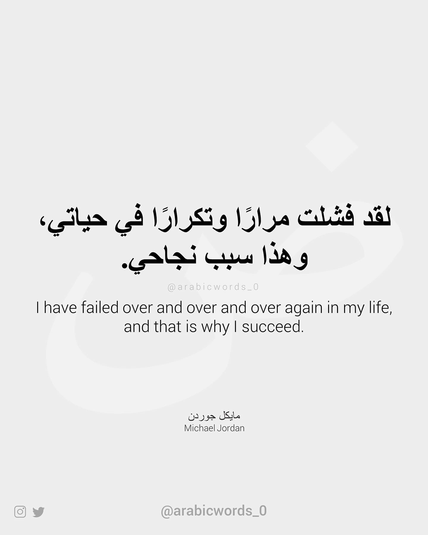 I have failed over and over and over again in my life, and that is why I succeed.