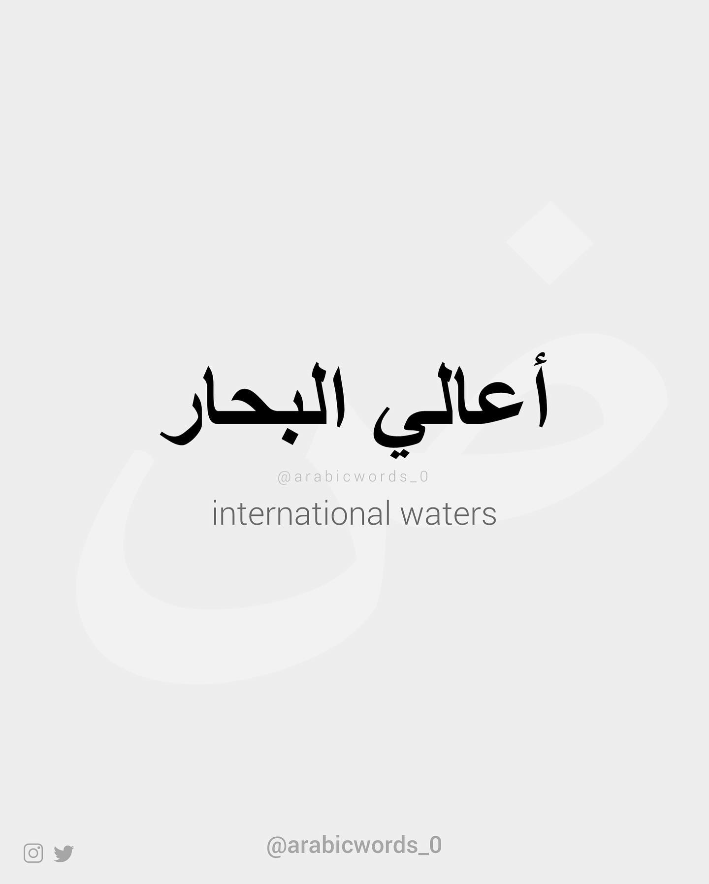 international waters, high seas