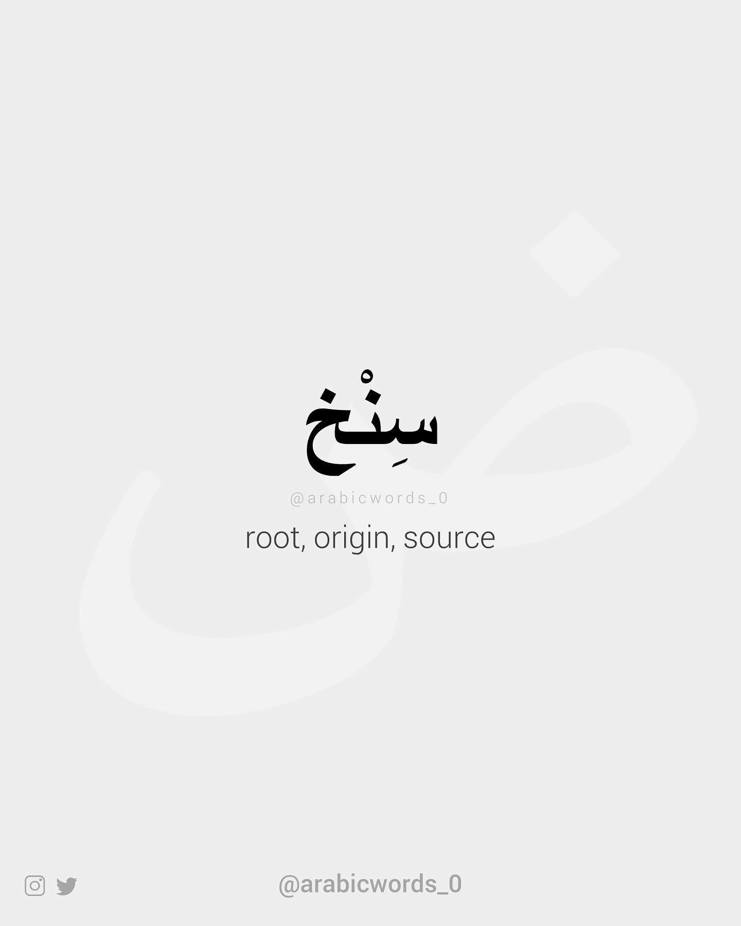 root, origin, source