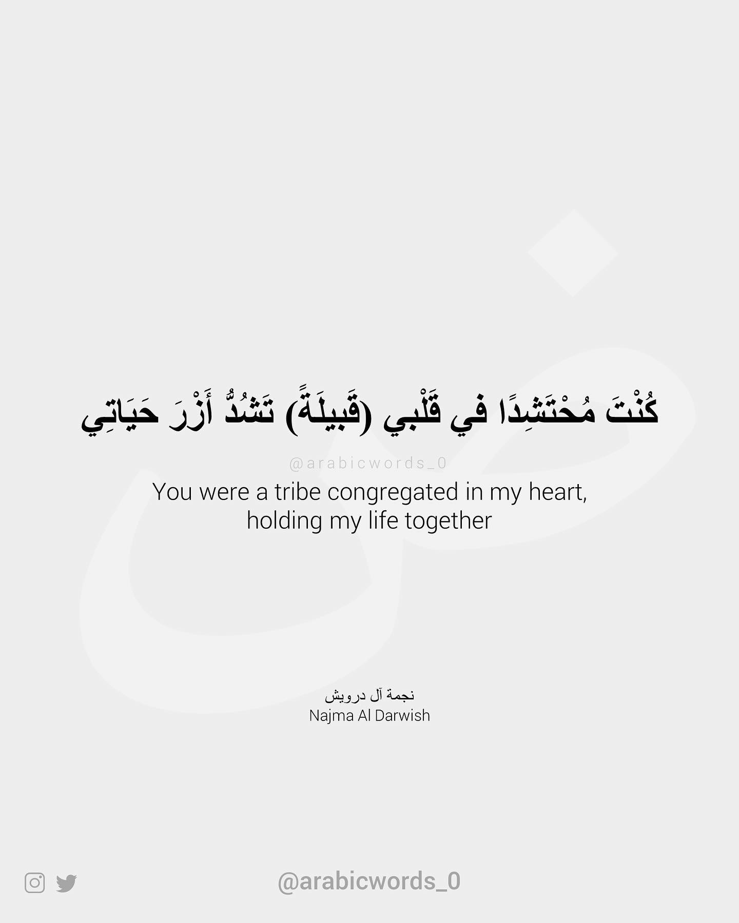 You were a tribe congregated in my heart, holding my life together