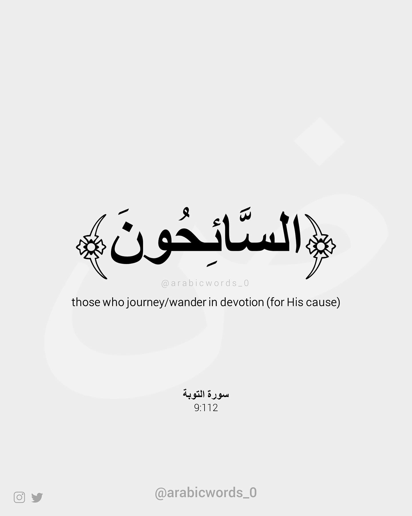 those who journey/wander in devotion (for His cause)