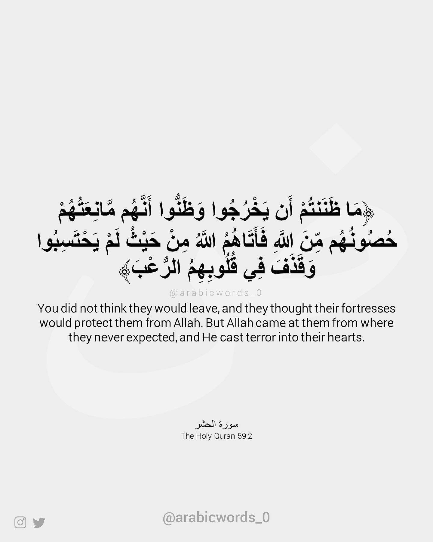 You did not think they would leave, and they thought their fortresses would protect them from Allah.