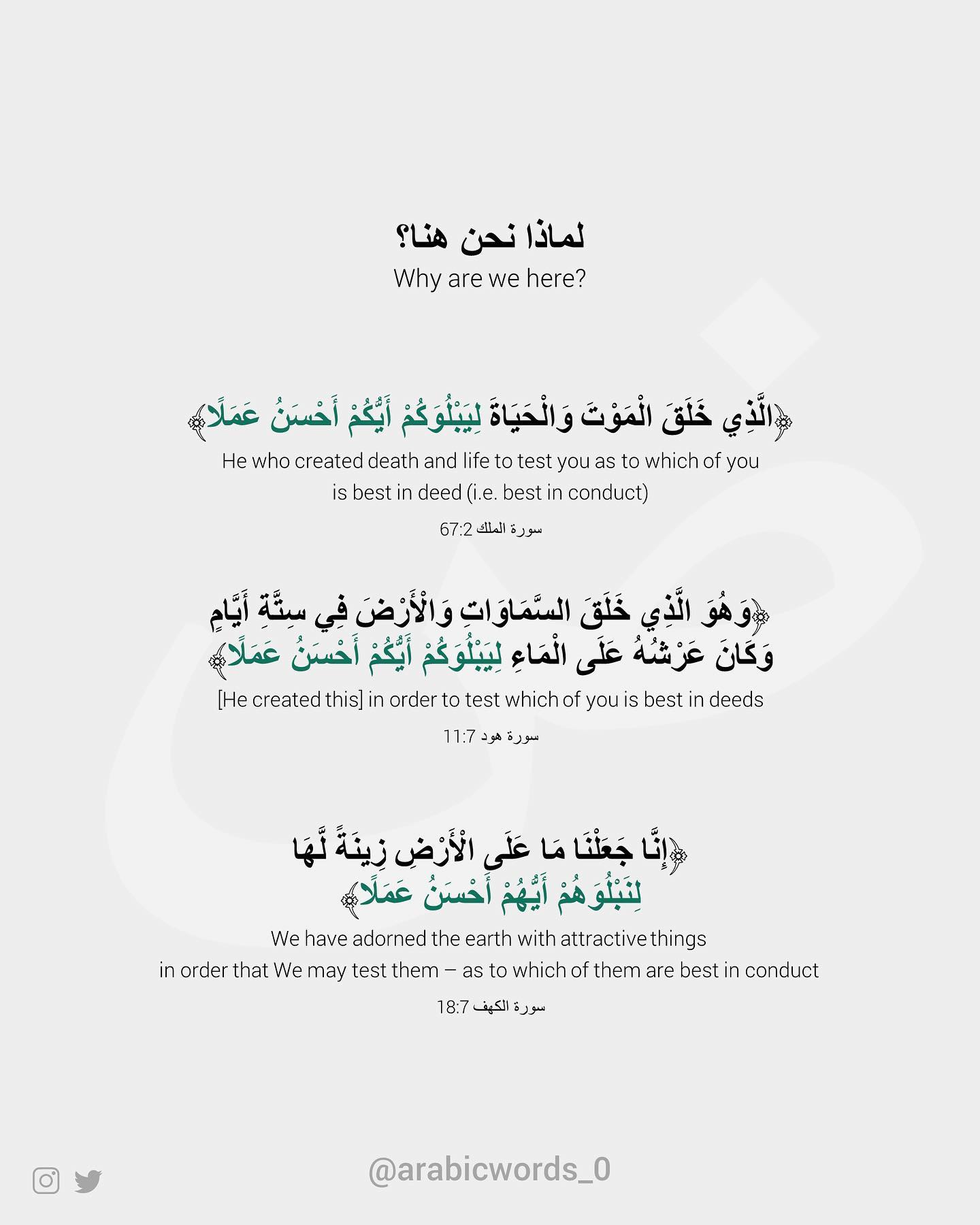 He who created death and life to test you as to which of you is best in deed (i.e. best in conduct)
