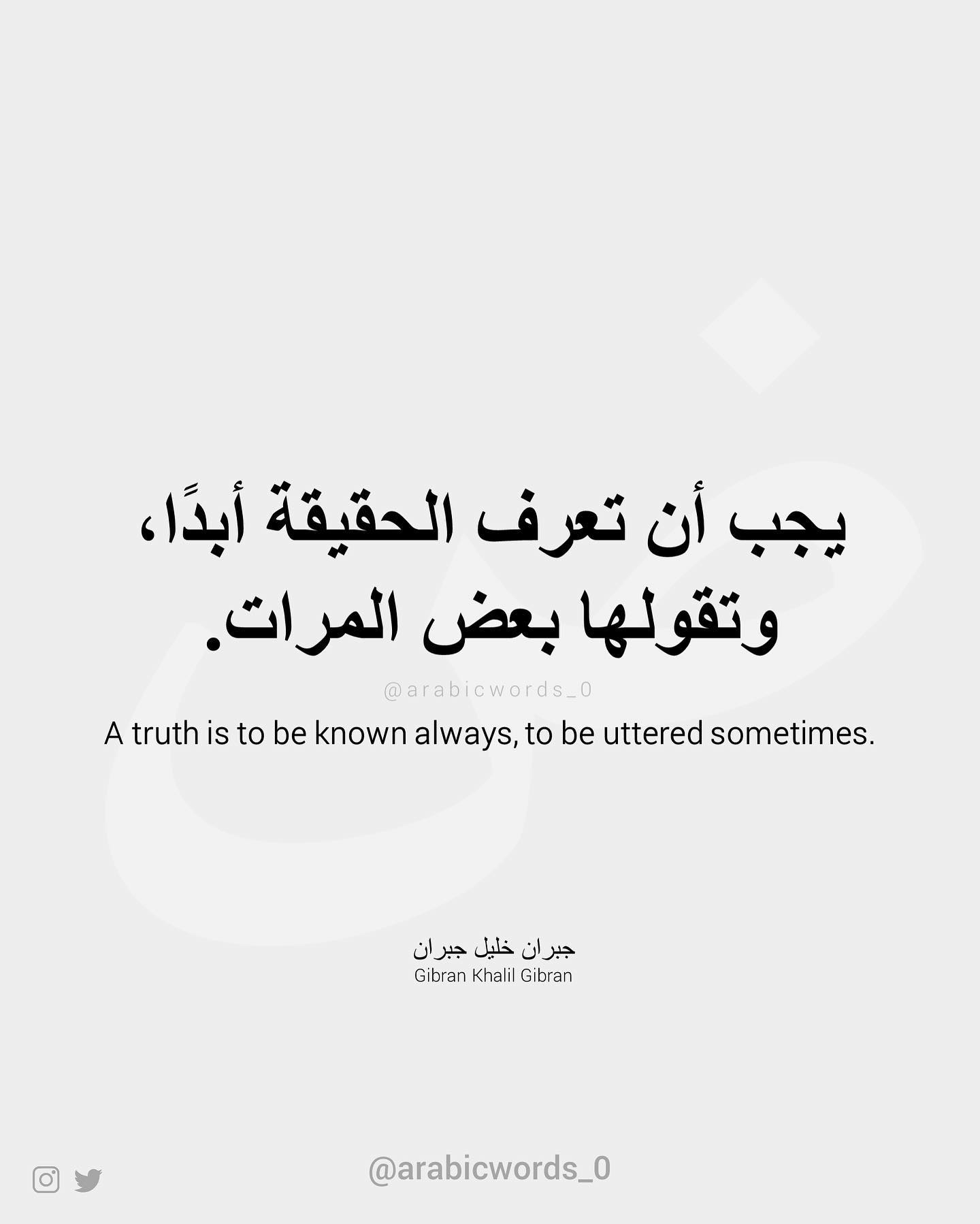A truth is to be known always, to be uttered sometimes.