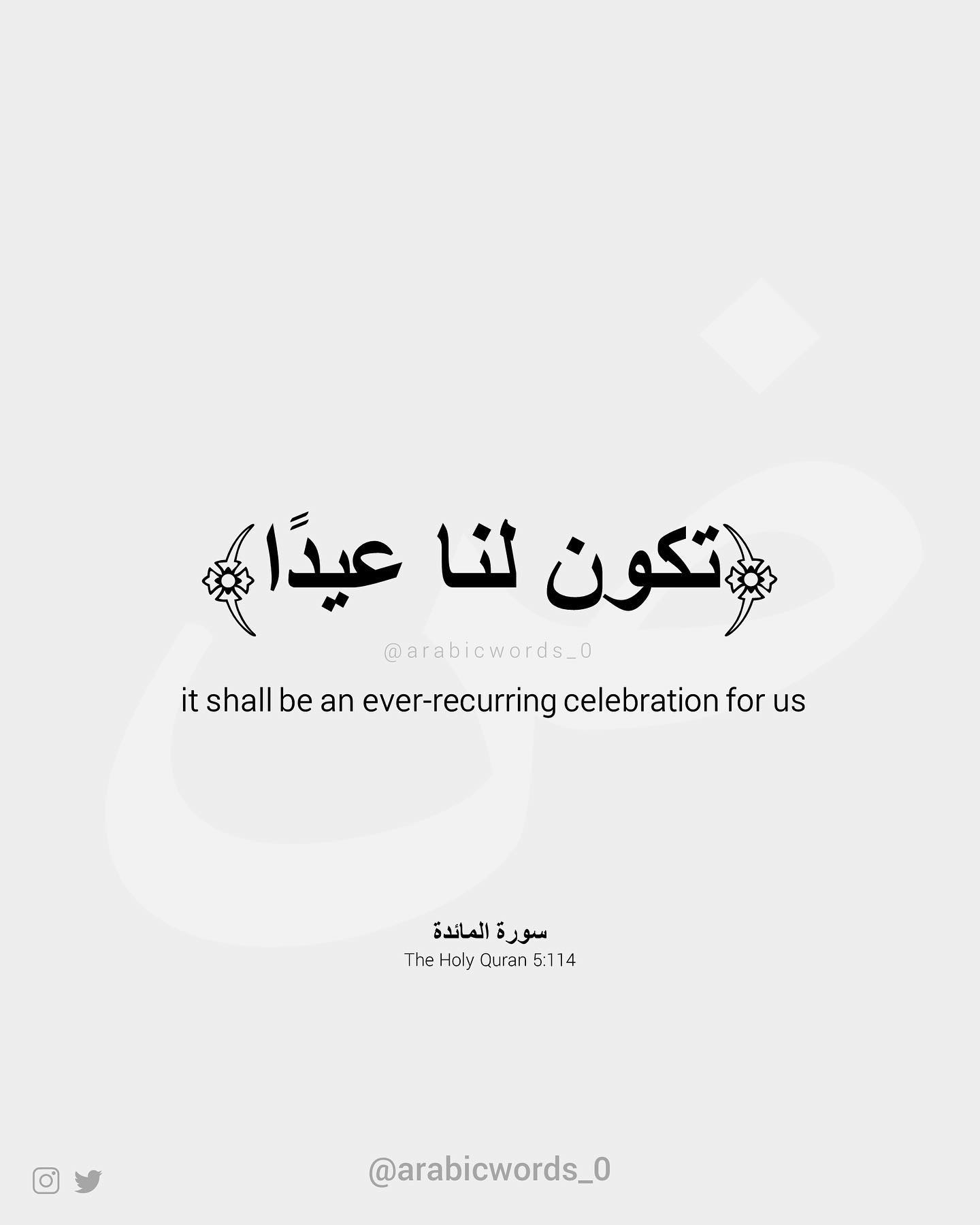 it shall be an ever-recurring celebration for us