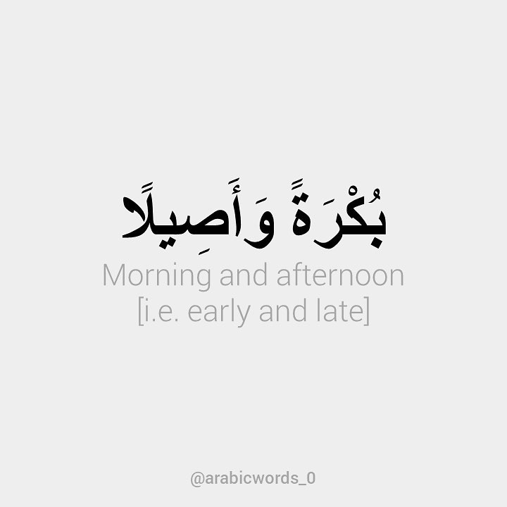 Morning and afternoon [i.e. early and late]