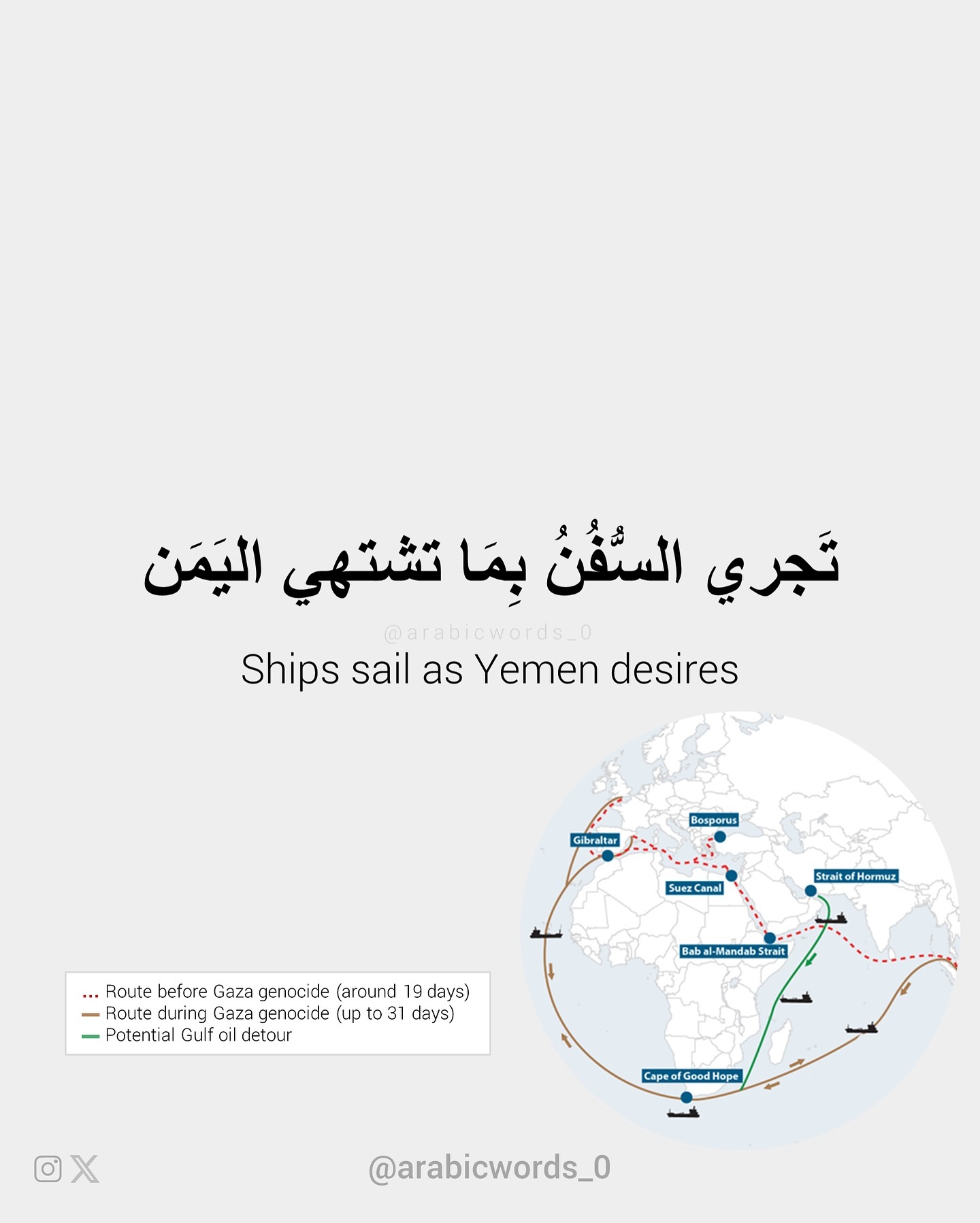 Ships sail as Yemen desires