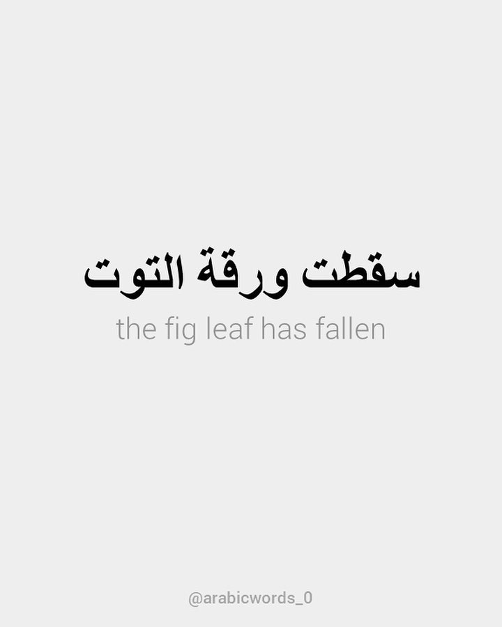 the fig leaf has fallen