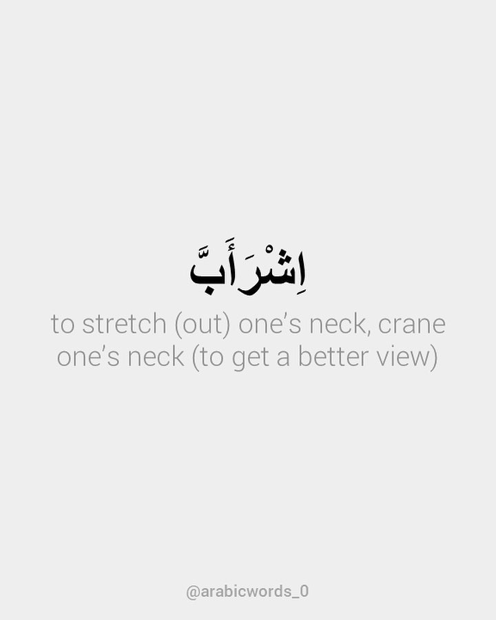 to stretch (out) one’s neck, crane one’s neck (to get a better view)