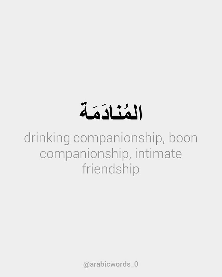 drinking companionship, boon companionship, intimate friendship