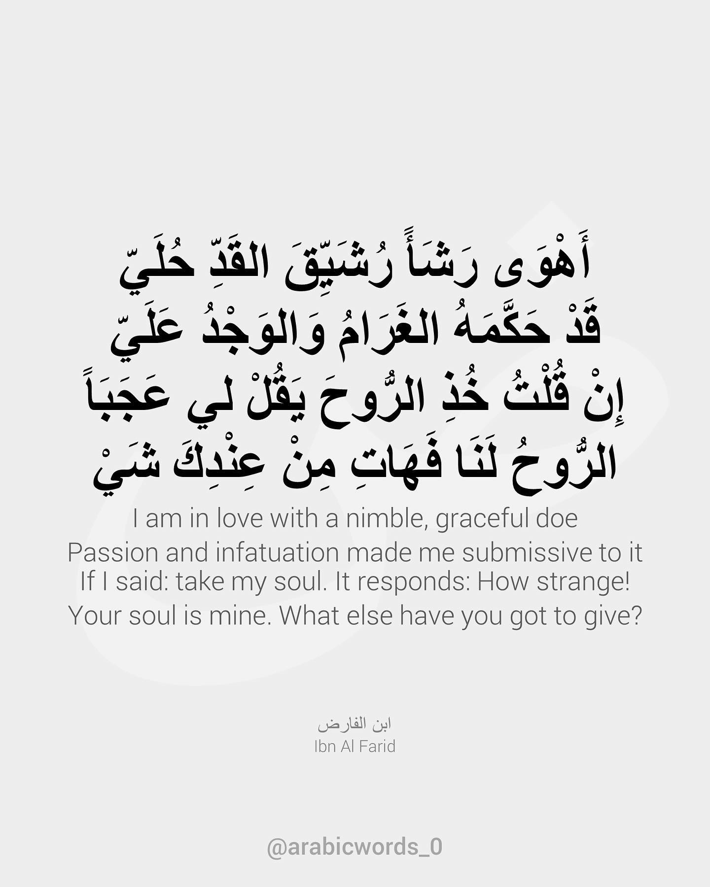 I am in love with a nimble, graceful doe Passion and infatuation made me submissive to it